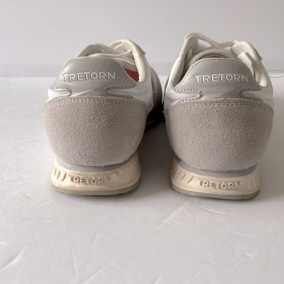 Tretorn Rawlins 2.0 White and Gray Sneakers Vintage Inspired Shoes Size 9.5 NEW - Picture 6 of 7
